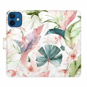 Flipové pouzdro iSaprio - Flower Pattern 07 - iPhone 12 mini obraz