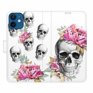 Flipové pouzdro iSaprio - Crazy Skull - iPhone 12 mini obraz