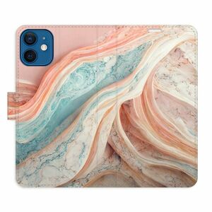 Flipové pouzdro iSaprio - Colour Marble - iPhone 12 mini obraz