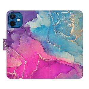 Flipové pouzdro iSaprio - Colour Marble 02 - iPhone 12 mini obraz