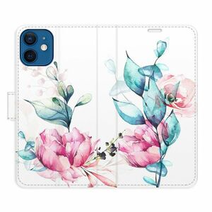 Flipové pouzdro iSaprio - Beautiful Flower - iPhone 12 mini obraz