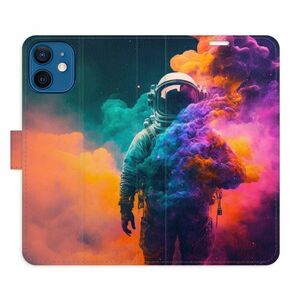 Flipové pouzdro iSaprio - Astronaut in Colours 02 - iPhone 12 mini obraz