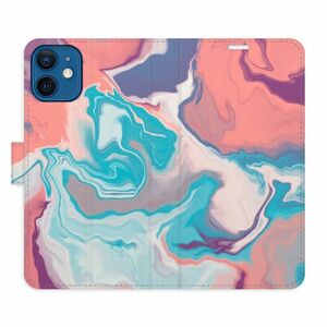 Flipové pouzdro iSaprio - Abstract Paint 06 - iPhone 12 mini obraz