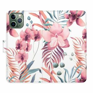 Flipové pouzdro iSaprio - Pink Flowers 02 - iPhone 11 Pro obraz