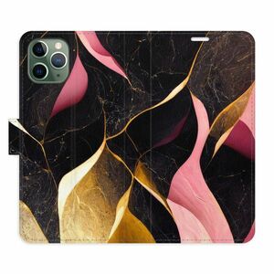Flipové pouzdro iSaprio - Gold Pink Marble 02 - iPhone 11 Pro obraz
