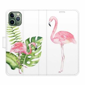 Flipové pouzdro iSaprio - Flamingos - iPhone 11 Pro obraz