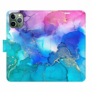 Flipové pouzdro iSaprio - BluePink Paint - iPhone 11 Pro obraz