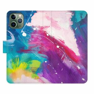 Flipové pouzdro iSaprio - Abstract Paint 05 - iPhone 11 Pro obraz