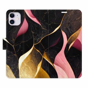 Flipové pouzdro iSaprio - Gold Pink Marble 02 - iPhone 11 obraz