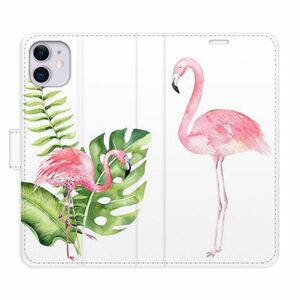 Flipové pouzdro iSaprio - Flamingos - iPhone 11 obraz