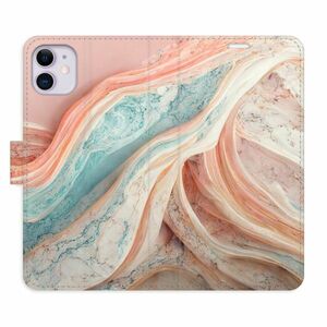 Flipové pouzdro iSaprio - Colour Marble - iPhone 11 obraz