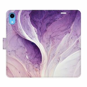 Flipové pouzdro iSaprio - Purple Paint - iPhone XR obraz