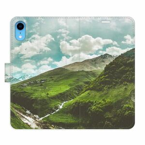 Flipové pouzdro iSaprio - Mountain Valley - iPhone XR obraz