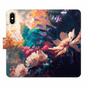 Flipové pouzdro iSaprio - Spring Flowers - iPhone X/XS obraz