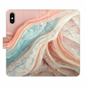 Flipové pouzdro iSaprio - Colour Marble - iPhone X/XS obraz