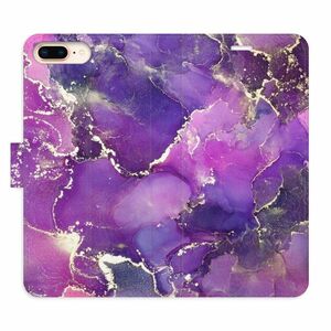 Flipové pouzdro iSaprio - Purple Marble - iPhone 7 Plus obraz