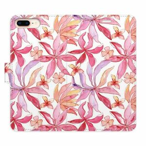 Flipové pouzdro iSaprio - Flower Pattern 10 - iPhone 7 Plus obraz