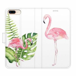 Flipové pouzdro iSaprio - Flamingos - iPhone 7 Plus obraz