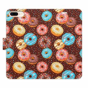 Flipové pouzdro iSaprio - Donuts Pattern - iPhone 7 Plus obraz