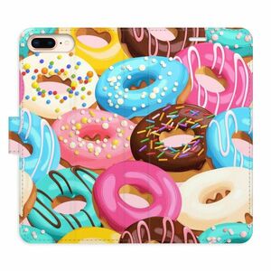Flipové pouzdro iSaprio - Donuts Pattern 02 - iPhone 7 Plus obraz