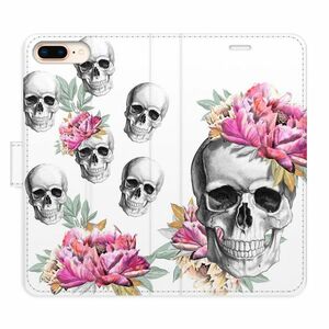 Flipové pouzdro iSaprio - Crazy Skull - iPhone 7 Plus obraz
