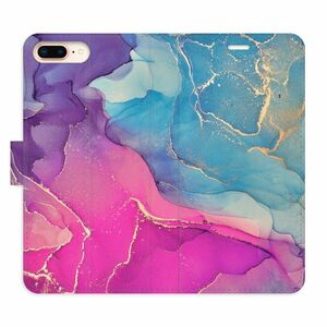 Flipové pouzdro iSaprio - Colour Marble 02 - iPhone 7 Plus obraz
