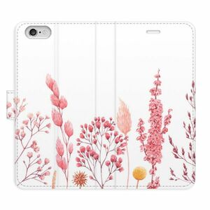 Flipové pouzdro iSaprio - Pink Flowers 03 - iPhone 6/6S obraz