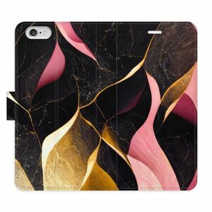 Flipové pouzdro iSaprio - Gold Pink Marble 02 - iPhone 6/6S obraz