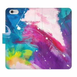 Flipové pouzdro iSaprio - Abstract Paint 05 - iPhone 6/6S obraz