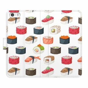 Flipové pouzdro iSaprio - Sushi Pattern 02 - iPhone 5/5S/SE obraz