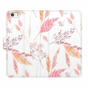 Flipové pouzdro iSaprio - Ornamental Flowers - iPhone 5/5S/SE obraz