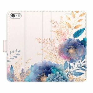 Flipové pouzdro iSaprio - Ornamental Flowers 03 - iPhone 5/5S/SE obraz
