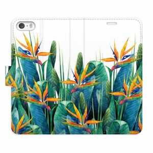 Flipové pouzdro iSaprio - Exotic Flowers 02 - iPhone 5/5S/SE obraz