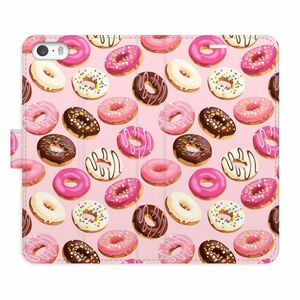 Flipové pouzdro iSaprio - Donuts Pattern 03 - iPhone 5/5S/SE obraz