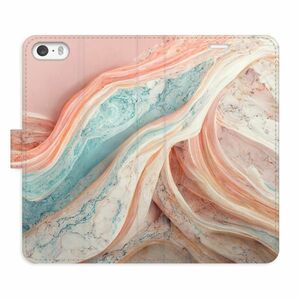 Flipové pouzdro iSaprio - Colour Marble - iPhone 5/5S/SE obraz