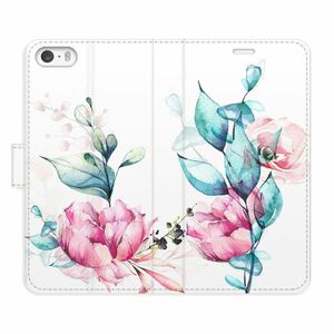 Flipové pouzdro iSaprio - Beautiful Flower - iPhone 5/5S/SE obraz