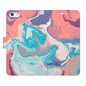 Flipové pouzdro iSaprio - Abstract Paint 06 - iPhone 5/5S/SE obraz