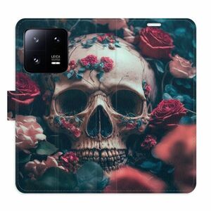 Flipové pouzdro iSaprio - Skull in Roses 02 - Xiaomi 13 Pro obraz