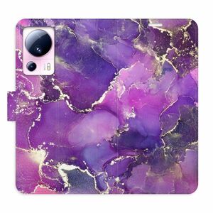 Flipové pouzdro iSaprio - Purple Marble - Xiaomi 13 Lite obraz