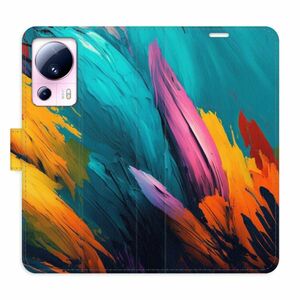Flipové pouzdro iSaprio - Orange Paint 02 - Xiaomi 13 Lite obraz