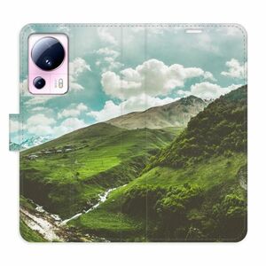 Flipové pouzdro iSaprio - Mountain Valley - Xiaomi 13 Lite obraz
