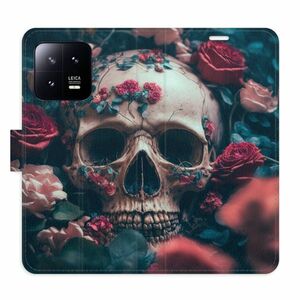 Flipové pouzdro iSaprio - Skull in Roses 02 - Xiaomi 13 obraz