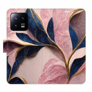 Flipové pouzdro iSaprio - Pink Leaves - Xiaomi 13 obraz