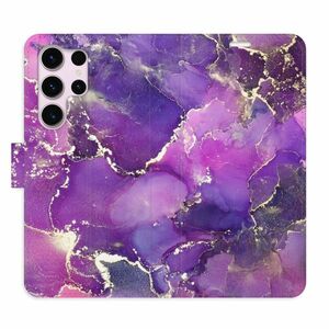 Flipové pouzdro iSaprio - Purple Marble - Samsung Galaxy S23 Ultra obraz