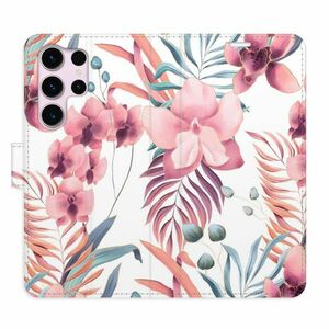 Flipové pouzdro iSaprio - Pink Flowers 02 - Samsung Galaxy S23 Ultra obraz