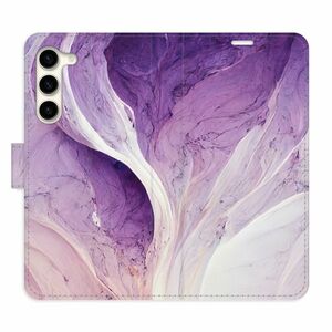 Flipové pouzdro iSaprio - Purple Paint - Samsung Galaxy S23+ 5G obraz
