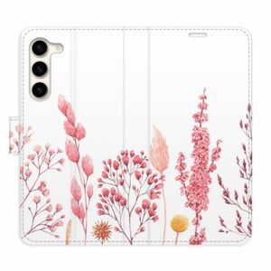 Flipové pouzdro iSaprio - Pink Flowers 03 - Samsung Galaxy S23+ 5G obraz