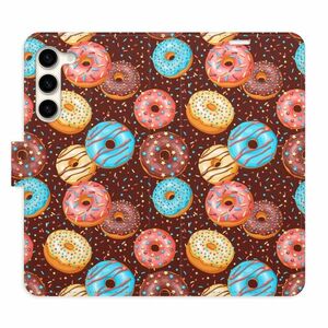 Flipové pouzdro iSaprio - Donuts Pattern - Samsung Galaxy S23+ 5G obraz