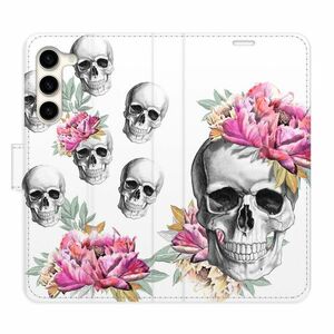 Flipové pouzdro iSaprio - Crazy Skull - Samsung Galaxy S23+ 5G obraz