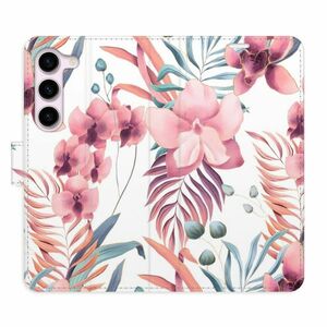 Flipové pouzdro iSaprio - Pink Flowers 02 - Samsung Galaxy S23 5G obraz